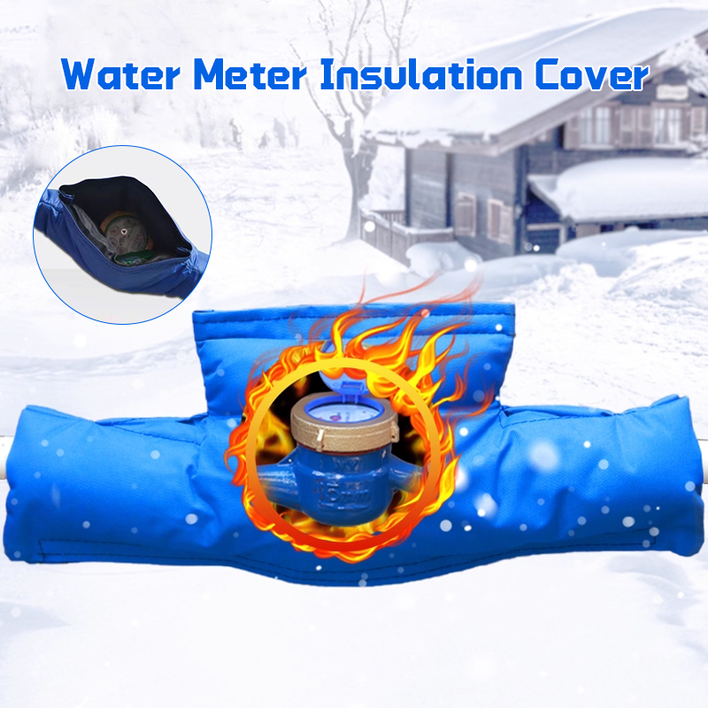 Pipe Freeze Spray - 1/3 stücke Doppelseitige Wasserzähler Isolierung Abdeckung