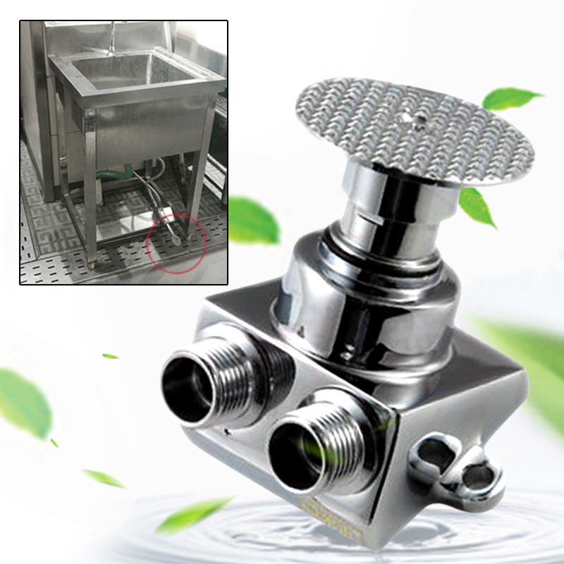 Basin Mixer Cartridge - 1 Stück Fuß pedal ventil Kupfer
